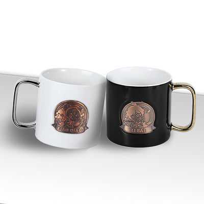 Taza de cerámica sin derrames Sublimación Taza de expreso con mango Viaje Go Tazas de café Viajes Tours