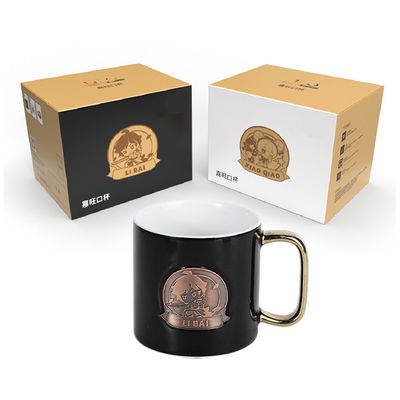 Taza de cerámica sin derrames Sublimación Taza de expreso con mango Viaje Go Tazas de café Viajes Tours