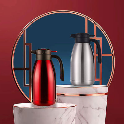 Logotipo personalizado Gran capacidad 2000ml Biodegradable Acero inoxidable Jar de agua térmica