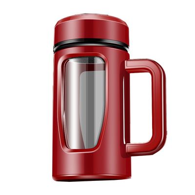 Vidrio de alto borosilicato de gran capacidad de excursión de vidrio al aire libre con mango y tapa