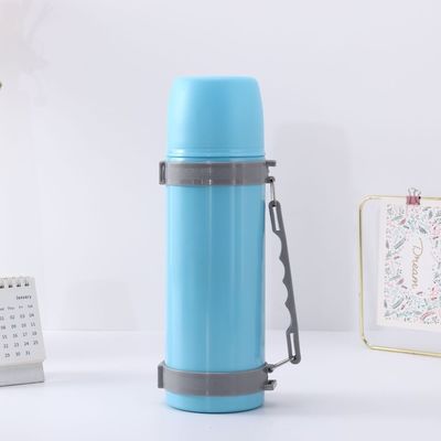1.8L Botella portátil de agua de vacío de acero inoxidable para deportes al aire libre