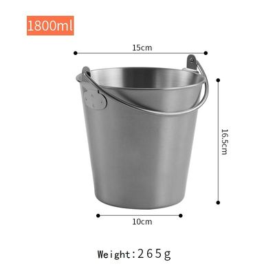 Oportunidad de fiesta Acero inoxidable 304 Champaña Cubo de hielo Snack Balde de pollo frito Cubo