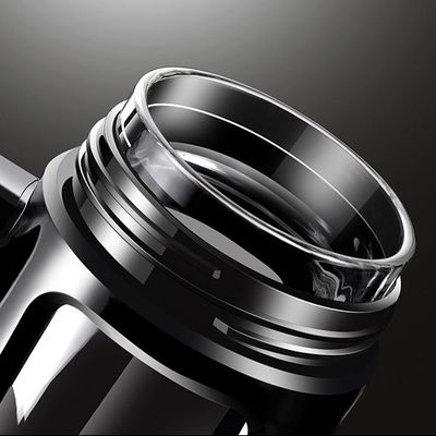 580ml Capacitación vasos de vidrio de agua para deportes al aire libre y oficina llevar moderno elegante
