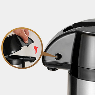 1.3L1.9L 2.5L 3L 4L Vacuo aislado Airpot de acero inoxidable para agua caliente y café