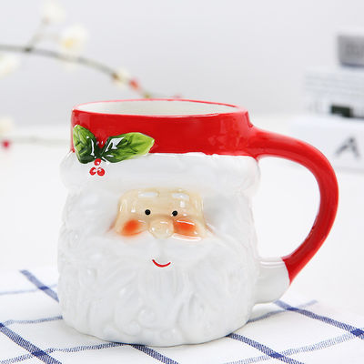 400ml Modelado de animales en 3D Sostenible Festival de parejas Taza de café con color personalizado