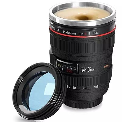 253.4g Botella de fotografía de viaje automática con agitación rotativa con diseño atractivo