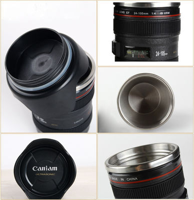 253.4g Botella de fotografía de viaje automática con agitación rotativa con diseño atractivo