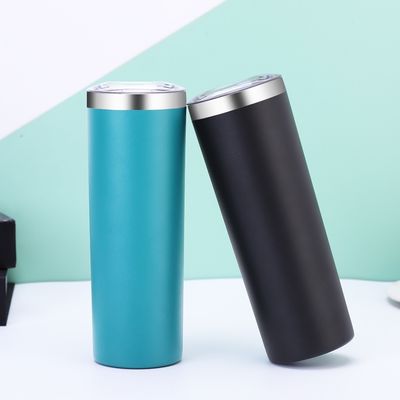 Logotipo personalizado Taza de viaje aislada de paja creativa para mantener la bebida caliente fría Capacidad de 20 oz