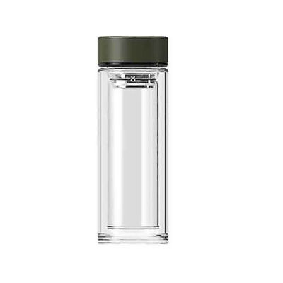 Copo de vidrio de doble capa espeso a prueba de calor para la separación de la elaboración de té HBL-W-300-108-A