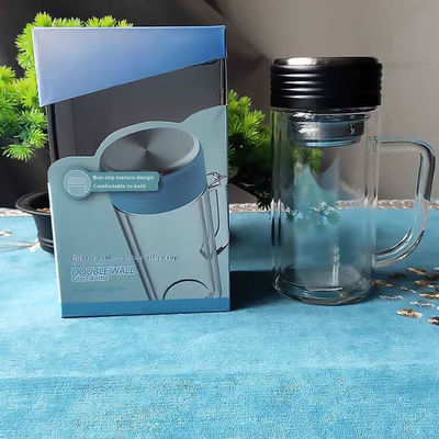 Oficina debe tener copa de vidrio de alto borosilicato con filtro modelo de producto HBL-400B-46