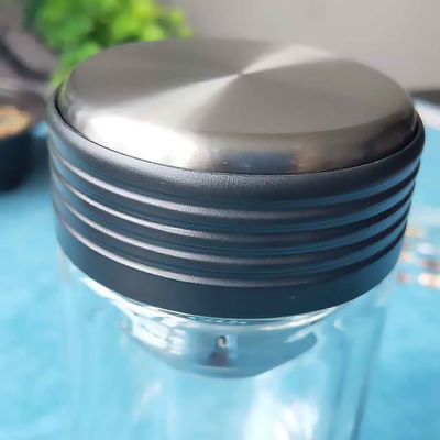 Botella de agua de sublimación de vidrio aislada con vacío normal con marca personalizada
