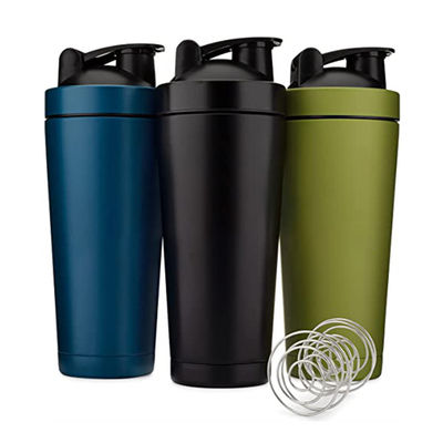 Acero inoxidable 700ml de gran capacidad LOGO personalizado Balancador de acondicionamiento físico para viajes y al aire libre