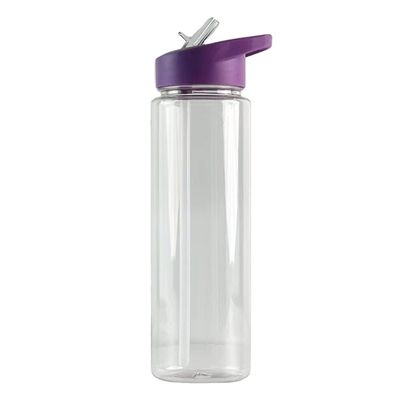 500 ml de batidora portátil de proteínas limpia y libre de BPA con logotipo personalizado y pajita flexible