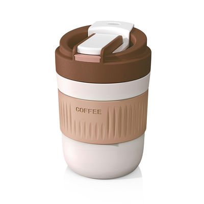 400ML/550ML de alta base pesada copa de vidrio transparente con paja diseño creativo y único