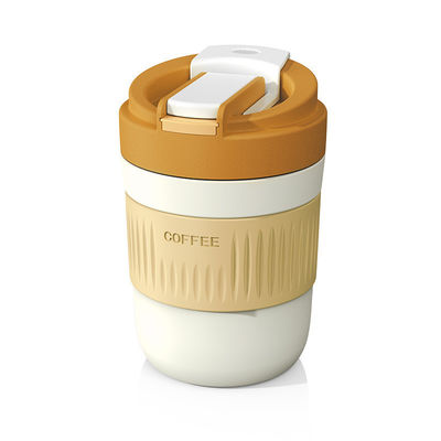 400ML/550ML de alta base pesada copa de vidrio transparente con paja diseño creativo y único