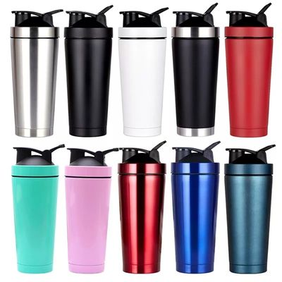Mantener la bebida caliente fría 6-12 horas 700 ml Gran capacidad Logotipo personalizado Botella de batidora de acondicionamiento físico