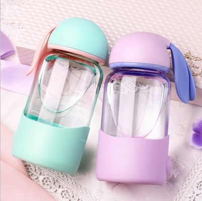 Vida Diaria Hogar Niños Cute Conejo Oídos Copa con capacidad 340ml y logotipo personalizado