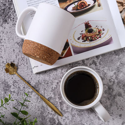 Tipo de bebida MUGS Sublimación con fondo de madera Creative de bambú Cerámica de madera Taza de café