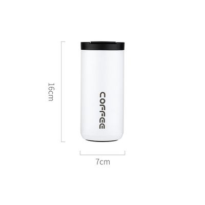 304 de acero inoxidable portátil a prueba de fugas vacío aislado taza de café de viaje botella de agua de automóvil 350/500ml