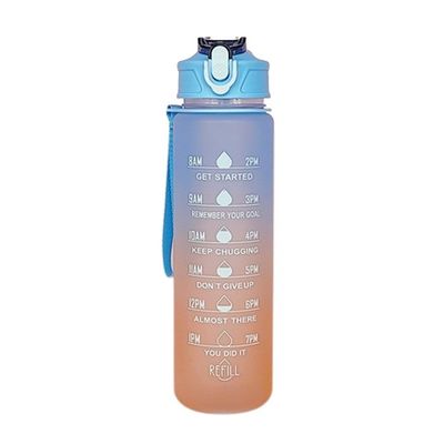 30 oz Logotipo personalizado PC Taza de agua de plástico sin BPA Pajas deportivas botella de batidora con tapa
