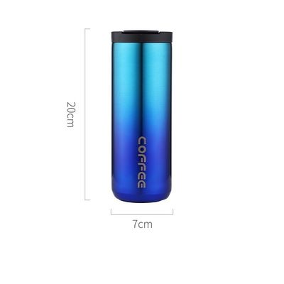 Acero inoxidable 350/500ml Logotipo personalizado Taza de café aislada al vacío portátil a prueba de fugas