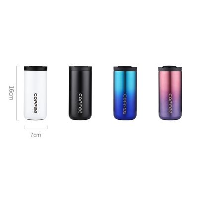 Acero inoxidable 350/500ml Logotipo personalizado Taza de café aislada al vacío portátil a prueba de fugas