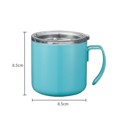 Botella de agua aislada al vacío de acero inoxidable de 380 ml para oficina sin tipo de plástico