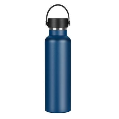Botella deportiva aislada con tapa 500 ml botella de agua de acero inoxidable personalizada