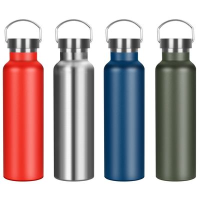 Botella deportiva aislada con tapa 500 ml botella de agua de acero inoxidable personalizada