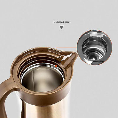 Mini caldera de té portátil de acero inoxidable y rendimiento de aislamiento térmico 24 horas