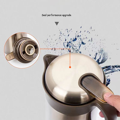 Mini caldera de té portátil de acero inoxidable y rendimiento de aislamiento térmico 24 horas
