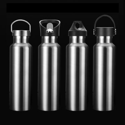 Botella deportiva de acero inoxidable 500ml/600ml/750ml Flascos de vacío personalizados