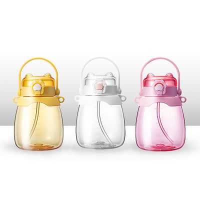 Botellas de agua Bebidas Tipo Blanco 1300ml Taza de plástico portátil para actividades al aire libre