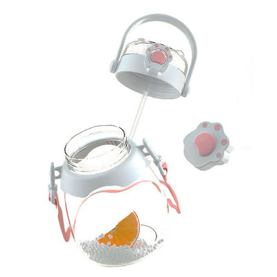 Botellas de agua Bebidas Tipo Blanco 1300ml Taza de plástico portátil para actividades al aire libre