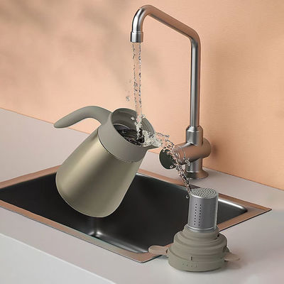 Calderona eléctrica de agua con toque frío Calderona inalámbrica 2023 de acero inoxidable de doble pared