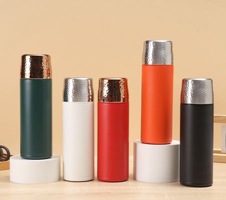 Producción Taza recta 316 de acero inoxidable con tapa de resorte Taza termostato al aire libre a prueba de fugas