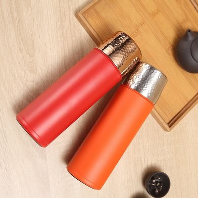 Producción Taza recta 316 de acero inoxidable con tapa de resorte Taza termostato al aire libre a prueba de fugas