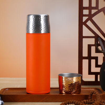Producción Taza recta 316 de acero inoxidable con tapa de resorte Taza termostato al aire libre a prueba de fugas
