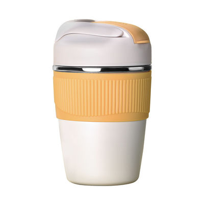350 ml 480 ml Taza de viaje de doble pared dulce de café aislada con tapa de vacío con paja