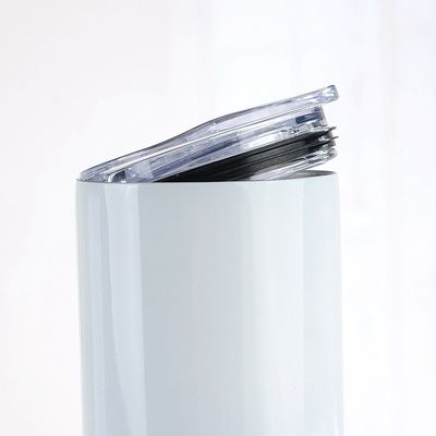 Opción de doble pared de acero inoxidable vacío aislado 20oz 30oz recta delgada sublimación tumbler con paja