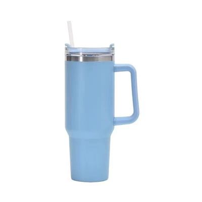 Acero inoxidable 20oz Tumbler aislado Taza de café de viaje con paja y logotipo personalizado