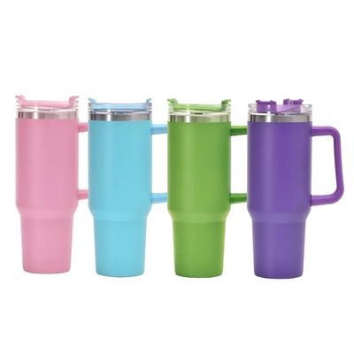 Acero inoxidable 20oz Tumbler aislado Taza de café de viaje con paja y logotipo personalizado