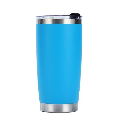 Colorido personalizado de 20 oz de doble pared de acero inoxidable de vacío aislado de vidrio a prueba de fugas con tapa
