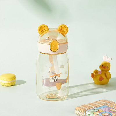 Viajes Actividad al aire libre Niños Taza de plástico Creativo lindo 500ml 650ml Botella de agua