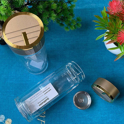 Envases de vidrio ecológicos de 300 ml de capacidad en granel personalizados con logotipo