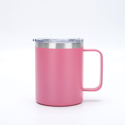 304 de acero inoxidable 12OZ de oficina aislada taza de café cerveza con mango aspirador tumbler