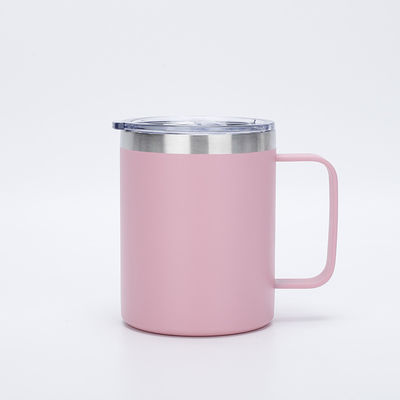 Tazas de acero inoxidable con tapa corredera y paja