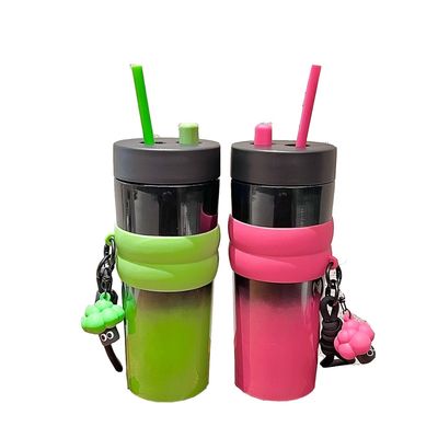 Botella de bebida de hielo de acero inoxidable con gran capacidad y diseño de vacío aislado 24 oz