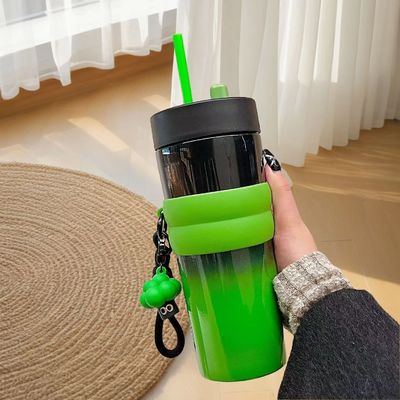 Botella de bebida de hielo de acero inoxidable con gran capacidad y diseño de vacío aislado 24 oz