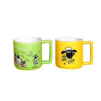 Logotipo personalizado aceptable Sublimación en blanco Latte Café moderno Lujo Tazas de porcelana para novio